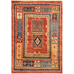 Vidal Tapis de laine 150x107 rouge Kashkuli