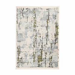 Paris Prix Tapis Imprimé Rétro Délavé Palace Gris & Vert 80 x 150 cm