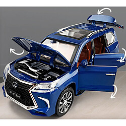 Avis Universal Lexus LX570 Modèle de voiture en alliage moulé sous pression Cadeau d'anniversaire Chariot pour enfants | Chariot jouet moulé sous pression (bleu)