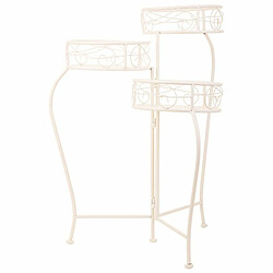 Acheter Sous-pot Alexandra House Living Blanc Métal Fer 34 x 76 x 40 cm