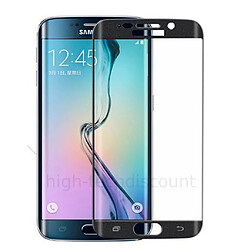 Htdmobiles Film de protection vitre verre trempé incurvé intégral pour Samsung G925F Galaxy S6 Edge - NOIR