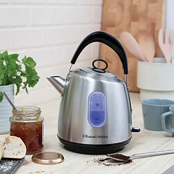 Acheter Russell Hobbs 28130-70 Bouilloire 1,5L Stylevia, Acier Inoxydable, Ebullition Rapide, Eclairage Bleu, Look Vintage