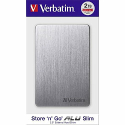 Acheter Verbatim 53665 Stor n Go Disque dur externe 2,5 2 TB gris sidéral USB 3.2 (Gen 1)