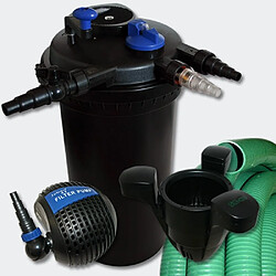 Helloshop26 Kit de Filtration 30000l 18 Watts UVC Stérilisateur Pompe Tuyau Skimmer 4216472