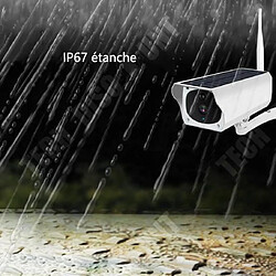 Avis Tech Discount caméra surveillance wifi extérieure alimentation panneau solaire HD 1080P à distance étanche dispositif sécurité domicile jardin