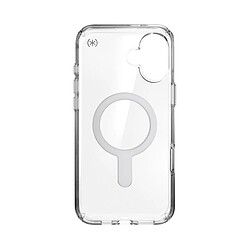 Speck Coque pour iPhone 16 Plus Compatible MagSafe Collection PRESIDIO Perfect-Clear Transparent