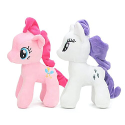 RedMiter Set de 6 pièces Peluche Delicate My Little Pony Pinkie Pie AppleJack Rainbow Dash Fluttershy Twilight Sparkle Rarity 20 cm