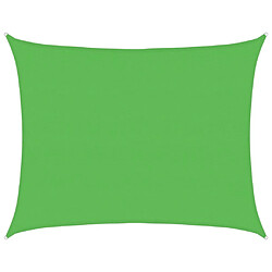 vidaXL Voile d'ombrage 160 g/m² Vert clair 6x8 m PEHD