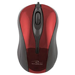 Esperanza TITANUM Souris optique filaire TM103R USB HORNET 3D 1000 DPI Rouge BLIST pas cher