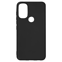 Avizar Coque Motorola Moto G71 5G Résistante Silicone Gel Souple Flexible Noir