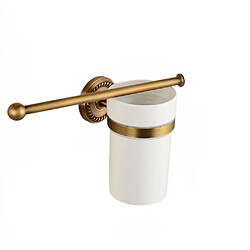 Universal Accessoires de toilette Porte-brosse de toilette Suspension murale Finition antique classique Brosse de nettoyage de toilette européenne | Brosse de toilette | Porte-brosse de toilette Montage mural de brosse de toilette