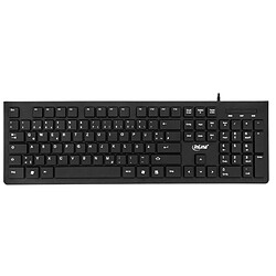 Ensemble clavier et souris InLine® Câble USB layout allemand optique 1200dpi noir