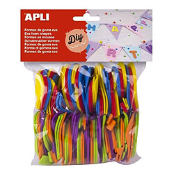 Apli 218120 - Numéros Gomme Eva - Sac du 120 unités