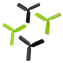 1 Jeu D'hélices CW CCW Pour Hubsan X4 H107L H107L H107C H107D Noir Vert pas cher