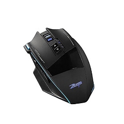 Universal F-15 Programmation sans fil + souris à double mode filaire 2,4 g de jeu macro souris 4800dpi Wired / Wireless