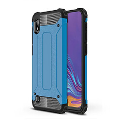 Wewoo Coque Renforcée Étui combiné TPU + PC pour Galaxy A10 bleu