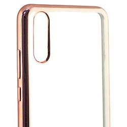 Acheter Totalcadeau Coque de protection compatible Huawei P20 Flex Metal TPU Flexible Couleur - Or Rose pas cher