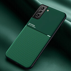 Coque en TPU + PU antichoc vert pour votre Samsung Galaxy S22 Plus 5G