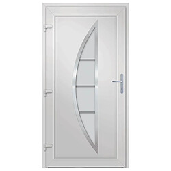 Acheter vidaXL Porte d'entrée anthracite 88x200 cm PVC