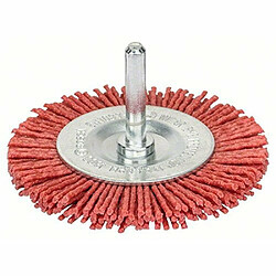 Bosch brosse circulaire pour le dévernissage, le dérouillage, le lissage, la matification, le nettoyage de bois, métal PVC sur de petites surfaces 1 pièce 2608622056 pour perceuses (queue de 6 mm)