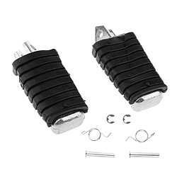 Set de 2pcs Repose Pieds Avant Pédales de Pieds de Moto Pour Yamaha Virago pas cher