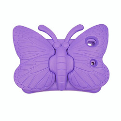 Coque en TPU style papillon EVA antichoc avec béquille violet pour votre Apple iPad 10.2 (2019)/Pro 10.5 pouces (2017)/Air 10.5 pouces (2019)