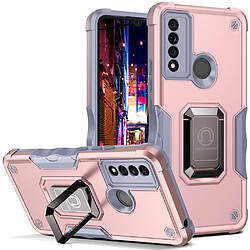 Coque en TPU anti-griffes avec béquille, or rose pour votre TCL 20 XE