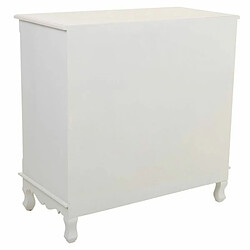 Acheter Commode Alexandra House Living Blanc Crème Métal Bois de pin Bois MDF 40 x 81 x 80 cm