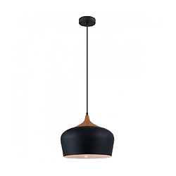 Luminaire Center Suspension moderne Britta Noir