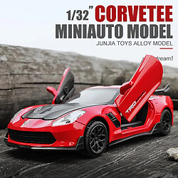 Acheter Universal Die Casting 1: 32 Corvette Supercar Modèle Voiture Alliage Voiture Simulation Retirer le véhicule Jouet de voiture pour cadeaux pour enfants | Die Casting Toy Car(Rouge)