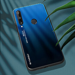 Coque en TPU dégradé de couleur bleu/noir pour votre Huawei P40 lite E/Y7p