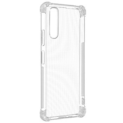 Avizar Coque Sony Xperia 10 IV Silicone Gel Coins Renforcés Transparent