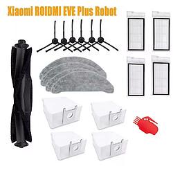 Accessoires pour aspirateur Robot Xiaomi ROIDMI EVE Plus, filtre, brosse principale, tissus, sacs à poussière, brosse latérale