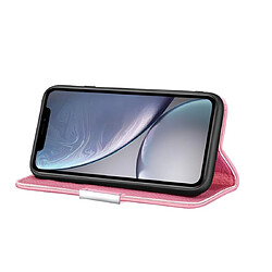 Acheter Wewoo Housse Coque Pour iPhone XR Litchi Texture Etui à rabat horizontal en cuir avec support et fentes cartes Rose