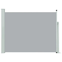 vidaXL Auvent latéral rétractable de patio 140x500 cm Gris