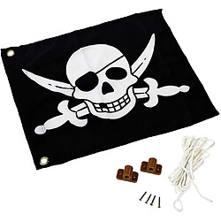 Kbt Drapeau Pirates avec système d'hisse. Drapeau Pirates avec système d'hisse