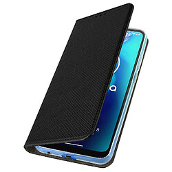 Avizar Étui Motorola Moto G8 Power Lite Housse Folio Porte-carte Fonction Support Noir