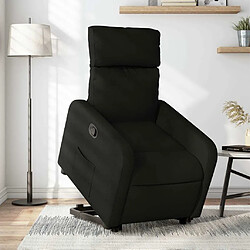 Maison Chic Fauteuil Relax pour salon, Fauteuil inclinable noir tissu -GKD66315