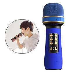 Microphone Sans Fil Bluetooth pour Appareil de Musique de Haute Qualité pour PC Chantant Enfants Bleu