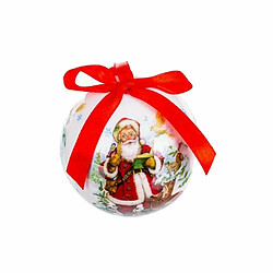 BigBuy Christmas Boules de Noël Multicouleur Polyfoam Père Noël 7,5 x 7,5 x 7,5 cm (14 Unités)