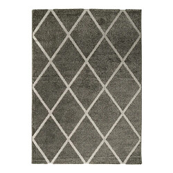 Thedecofactory DEHORS-DEDANS CROISILLE - Tapis pour intérieur-extérieur gris 160x230 