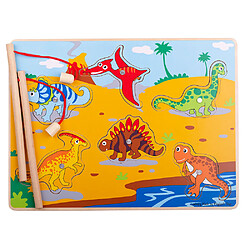 Bigjigs Toys Jouet amusant dinosaure magnétique