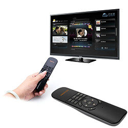 Wewoo Pour PC, Tablette, TV Box noir UKB-521 2.4 GHz Sans Fil Multimédia Contrôle Air Mouse Clavier À Distance