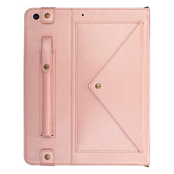 Etui en PU style d'enveloppe avec porte-stylo or rose pour votre Apple iPad 10.2 (2019)