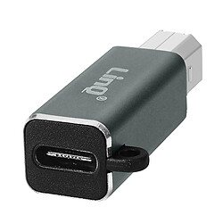 Adaptateur USB-C femelle vers USB-B male Transfert Rapide Plug and Play LinQ