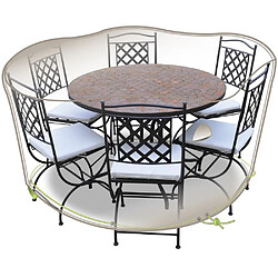 Housse de table et chaises ronde - cls04 - JARDILINE