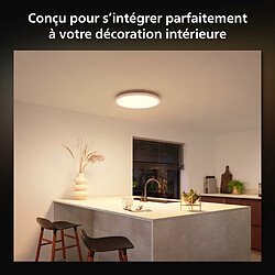 Philips Hue White and Color Ambiance, plafonnier LED connecté Surimu, compatible Bluetooth, 40W, fonctionne avec Alexa, Google Assistant et Apple Homekit