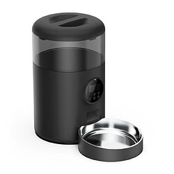 Universal Alimentateur pour animaux de compagnie 3L Application WiFi Contrôle Alimentateur automatique pour chiens et chats Distributeur de nourriture Bols Rations fixes Anti-carcasses | Alimentation pour chats Fournitures d'arrosage(Le noir)