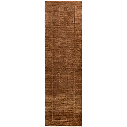 Vidal Tapis de couloir en laine 270x76 brun Juma Relief