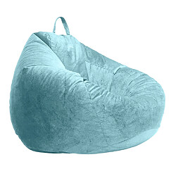 Avis Couverture de sac de fèves de stockage en daim avec peluche enfants 60x70cm Bleu